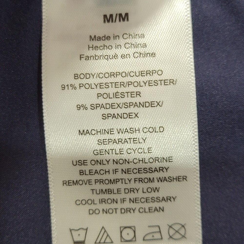 Nautica Board Swim Shorts Women Medium Navy Blue 7" Inseam Pockets Quick Dry NEW - Picture 11 of 14